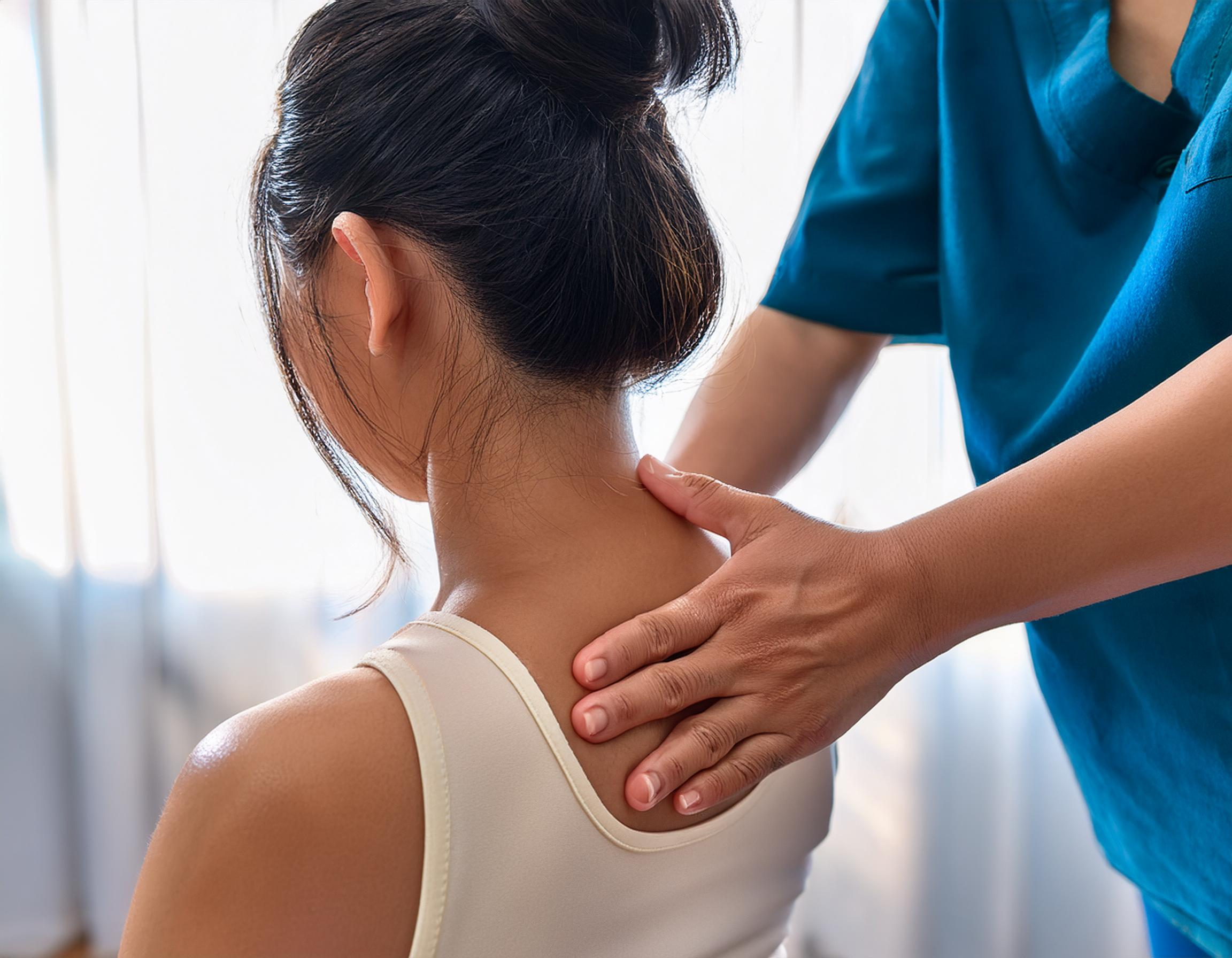 Firefly Close Up Of Hands Applying Manual Therapy Techniques To Relieve Tension In The Upper Back Mu 2 What To Do After Physical Therapy Session